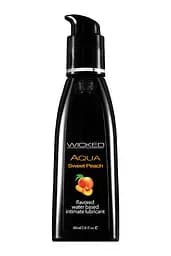 Їстівний лубрикант зі смаком персика Wicked Aqua 60 ml