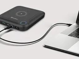 Зовнішній акумулятор для ноутбука Sandberg 24000 mAh 85W All-in1 Laptop з набором перехідників - мініатюра 3