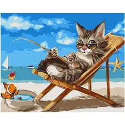 Картина по номерам Ideyka Изысканная рыбалка KHO4472 40х50 см