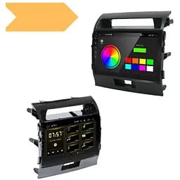 Штатная автомагнитола XPRO Toyota Land Cruiser 200 2008-2015 (10") Android 10.1 (4/32) черный (MER-14136_5616)