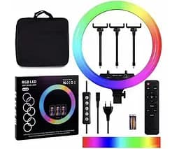 Лампа кільцева XPRO Live Light MJ 18 із сенсорним керуванням та штативом (6548_8511) - мініатюра 4
