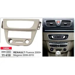 Перехідна рамка Renault Megane, Fluence Carav 11-418 - мініатюра 4