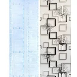 Самоклеюча плівка Sticker Wall дерево з квадратами 0.45х10м SW-00001263 - мініатюра 3
