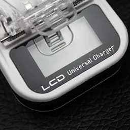 Зарядний пристрій заряджання адаптер LCD Жабка HY02 з USB та екраном - мініатюра 6