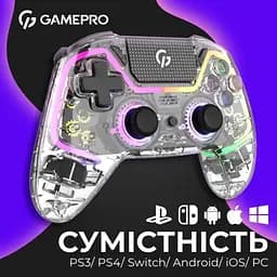 Геймпад GPS13T Transparent GamePro teh0020798 - мініатюра 8