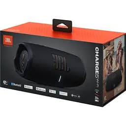Акустична система JBL Charge 5 Wi-Fi Black (JBLCHARGE5WIFIBLK) - мініатюра 9