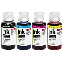 Комплект чернил ColorWay Canon GI-490 PIXMA G1400/G2400/G3400 BK/С/M/Y 4х100 мл