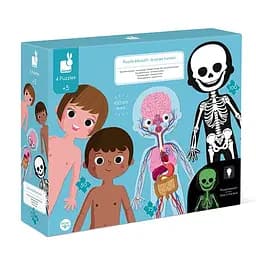 Пазлы Janod Тело человека, 225 элементов (J02681)