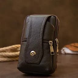 Чоловіча шкіряна сумка Vintage 11х17,5х3,5 см sum0013967 - мініатюра 5