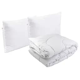 Набор одеяло и 2 подушки силиконовый белый (925.52СЛБ_Белый_1)