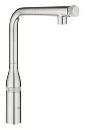 Змішувач для кухні з висувним виливом Grohe Essence Smartcontrol 31615DC0, Нержавіюча сталь