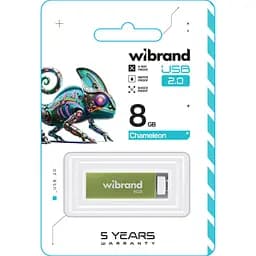 Flash Wibrand USB 2.0 Chameleon 8Gb Light green - мініатюра 2