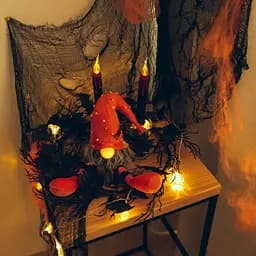 Свічка Yes! Fun Halloween Party зі свічником LED, 25 см (973659) - мініатюра 2