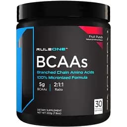 Амінокислота BCAA Rule 1 Фруктовий пунш 222 г