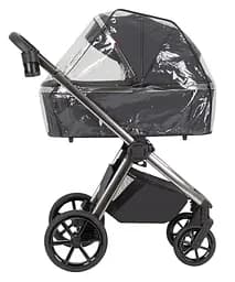 Коляска універсальна 2 в 1 Omega Excellent Grey з LED підсвічуванням для дітей до 22 кг CARRELLO Сірий - мініатюра 3