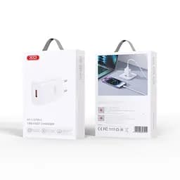 Мережевий зарядний пристрій XO L127 USB-A QC18W Fast Charging Charger Білий - мініатюра 4