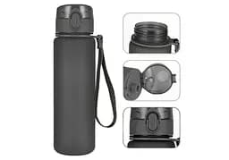 Пляшка для води EasyFit AquaFlow 800 мл (чорна) (EF-7004-BK) - мініатюра 2
