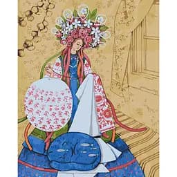 Картина по номерам Ideyka На кота и мурчание KHO4919 40х50см