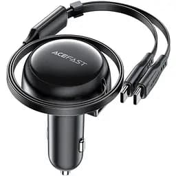 Автозарядка Acefast 3xUSB 53W (2xUSB-C+USB-A) + cable USB-C 2in1 B13 (6974316282921) - мініатюра 7