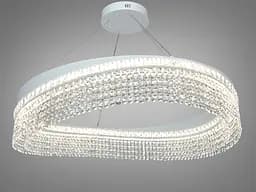 Підвісна люстра Diasha LED біла 100Вт 18м2
