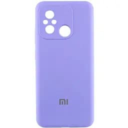 Чехол Lakshmi Silicone Cover Full Camera AAA with Logo для Xiaomi Redmi 12C Сиреневый/Dasheen
