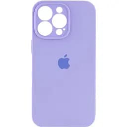 Чохол Silicone Case Full Camera Protective AA для Apple iPhone 14 Pro 6.1" Бузковий / Dasheen