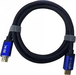 Кабель ATcom HDMI - HDMI V 2.1 (M/M), Real 8K 48Gbps, 5 м, Black/Blue (88855) - мініатюра 2