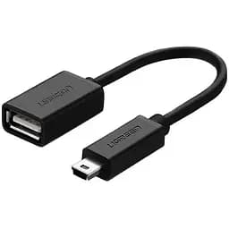 Перехідник OTG USB 2.0 AF to Mini 5P 0.1m US249 black Ugreen (10383)