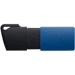 USB флеш накопичувач Kingston 2x64GB DataTraveler Exodia M Black/Blue USB 3.2 (DTXM/64GB-2P) - мініатюра 2