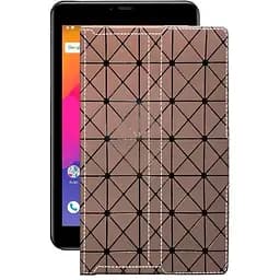 Чохол StatusCASE з екошкіри для планшету Prestigio Grace 5778 Коричневий ромб