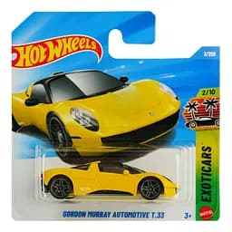 Базовая машинка Hot Wheels Exoticars Gordon Murray Automotive T.33 желтая (5785) JJJ62-N521