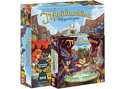 Настольная игра YELLOWBOX Шарлатаны из Кведлинбурга с дополнением Ведьмы-травницы и бонус-мешочками! (ПК001+2)