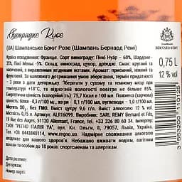 Вино ігристе Bernard Remy Rose, 12%, 0,75 л (ALR16099) - мініатюра 4