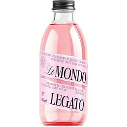 Напій Le Mondo Legato газований зі смаком полуниці та журавлини 330 мл