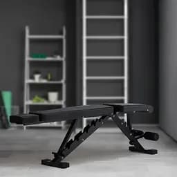Складана регульована лавка для тренувань Gymtek XL500 з еспандерами - мініатюра 15