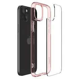 Протиударний прозорий чохол Spigen Ultra Hybrid  для iPhone 15 Rose Crystal ACS06795 - мініатюра 7