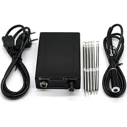 Паяльна станція Quicko T12-956 з металевою ручкою M8 (жала ILS, KU, JL02, BL, BC1)