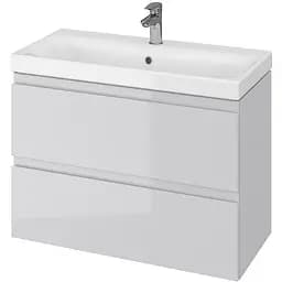Тумба з умивальником Cersanit Moduo 80x38 Сірий