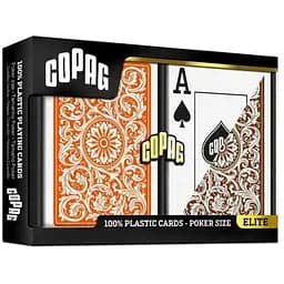 Карти гральні Cartamundi Copag 1546 100% Plastic Jumbo Index (2 колоди) (ВР_КГК1546)