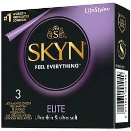 Презервативи безлатексні Skyn Elite (тонкі,3 шт.)