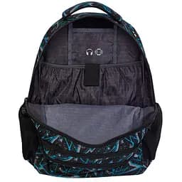 Рюкзак шкільний ортопедичний Head 3 HD-256 46х32х19 см чорний з блакитним (502019032) - мініатюра 3