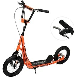 Самокат детский iTrike 28х11х73-85 см Оранжевый 000223111