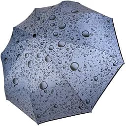 Женский складной зонтик полуавтомат Toprain 99 см голубая