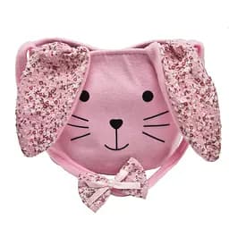 Дитяча сумочка "Зайчик" Bambi SK090D вушка, довга ручка, 1 відділення-липучка