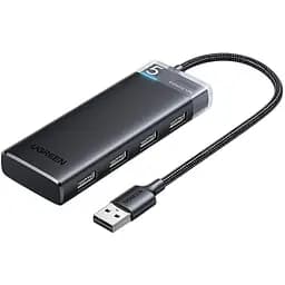 USB хаб Ugreen USB - 4x USB 3.0 + Type-C Додаткове живлення 10W (5V/2A) 0.2м 5 в 1 5 Гбіт/с USB-A Концентратор Док-станція HUB