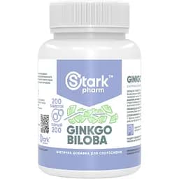 Натуральная добавка Stark Pharm Ginkgo Biloba Extract 40 mg 200 таблеток