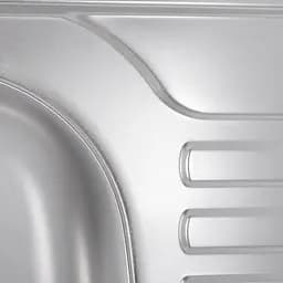 Кухонна мийка Haiba 65x50 Satin HB0555, Нержавіюча сталь - мініатюра 3