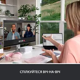 Веб-камера Logitech Brio 500 Off-White (960-001428) - мініатюра 9
