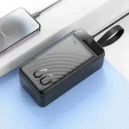 Портативна батарея Hoco J123C Element 22.5W+PD20W 60000 mAh Black - мініатюра 7