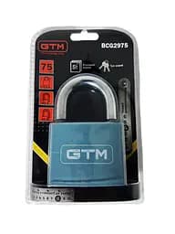 Замок навісний 75мм GTM BCG2975 - мініатюра 2